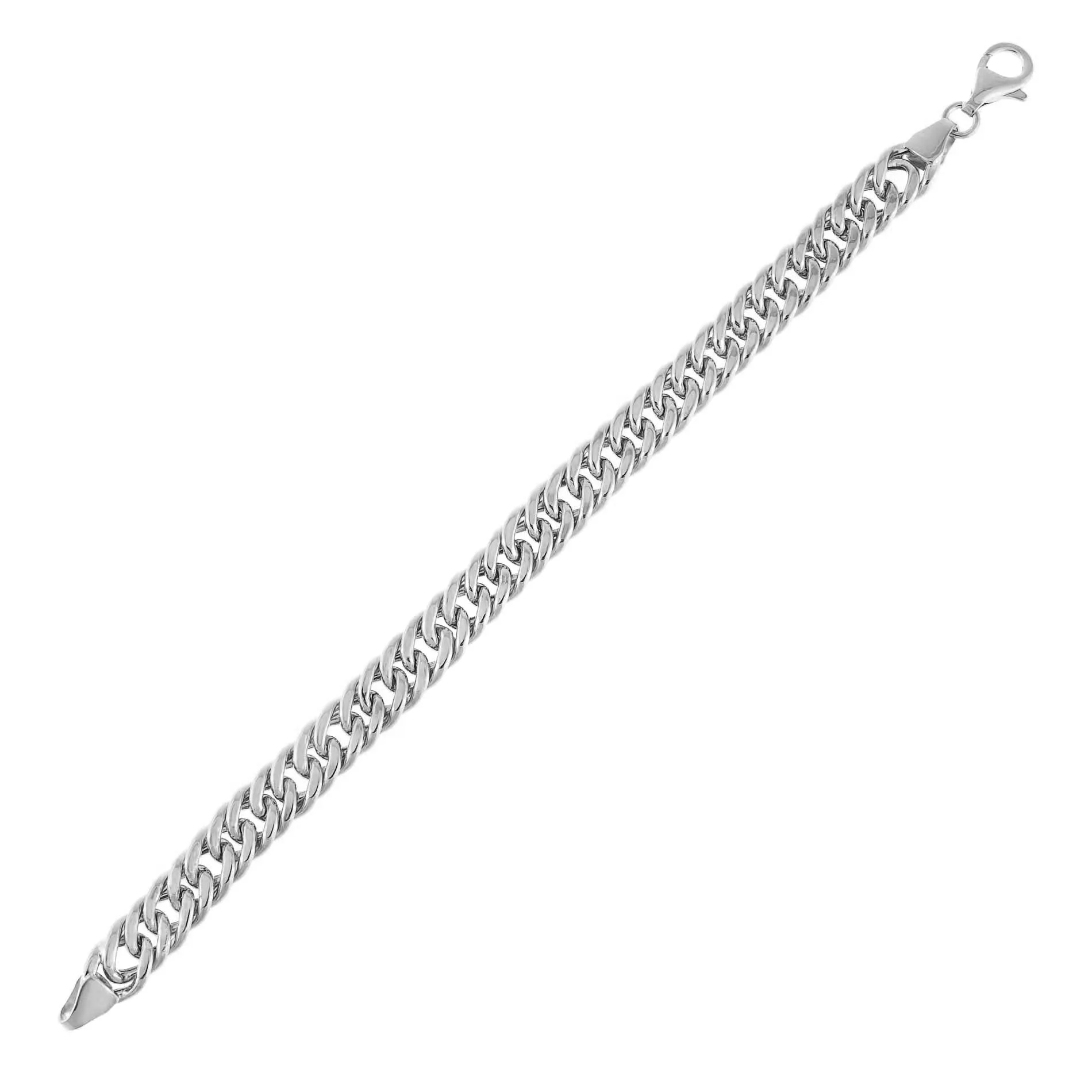 Hollow Double Curb Chain Bracelet