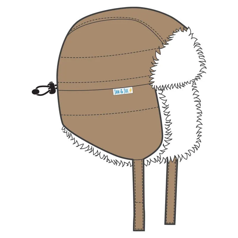 Jan & Jul Toasty-Dry Trapper Hat - Soft Brown
