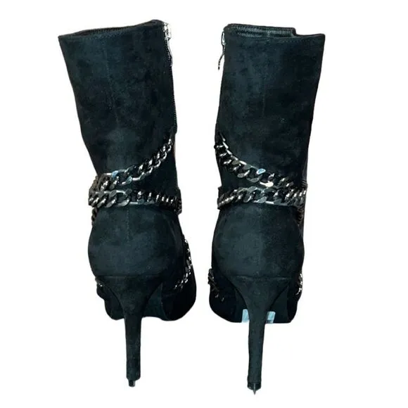 NY&amp;Co Faux Suede 3.75” Stiletto Bootie