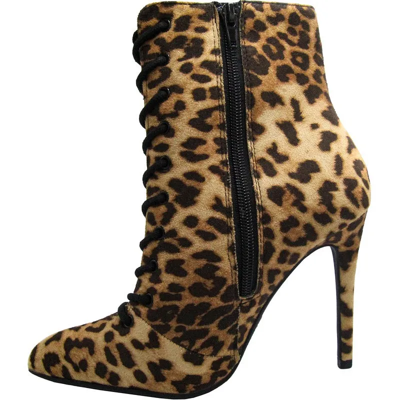 Stain Leopard Bootie